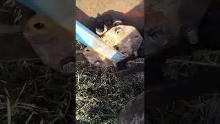снятие звезды на пресс подборщику WELGER