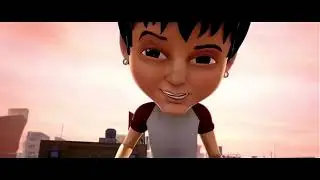 Kick move hero intro. in animation