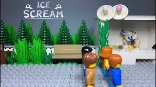 Ice scream 4 - Лего анимация (Lego Stop Motion) 
