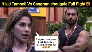 Nikki aur Sangram ke bich hui Jabardast Fight🤬 | Nikki sangram fight in bigg boss marathi