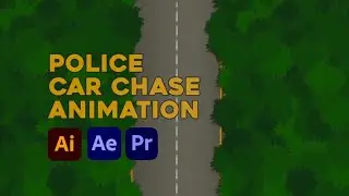 Police Car Chase Animation