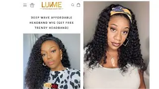 I’m feelin’ myself 😏 Luvme Hair Deepwave Headband Wig (18 inch)