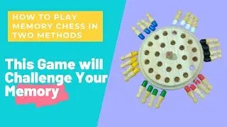 Play Memory Chess | Education Smart Chess | Wooden Memory Chess | Wooden Board Games |Brain Games