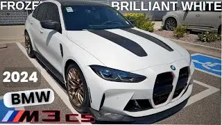 2024 BMW G80 M3 CS REVIEW | FROZEN BRILLIANT WHITE | ONE SPECIAL CAR!