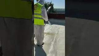 Утепление пенополиуретаном Wotan® #shorts #sprayfoaminsulation #утеплениекрыши #утеплениеппу