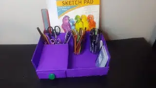 Easy and Small Work Desk Organizer