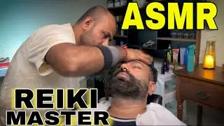 Reiki Master simple, satisfying Head massage, back n hand massage to Relax Stress n Anxiety 💈ASMR💈