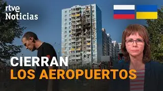 GUERRA UCRANIA: Un ENJAMBRE de DRONES golpea MOSCÚ, DESTROZA viviendas y MATA a una MUJER | RTVE