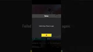 🔥V2.8 failed to login please try again bgmi | failed to login please try again | bgmi login problem