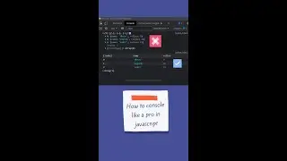 console array like a pro javascript | #shorts