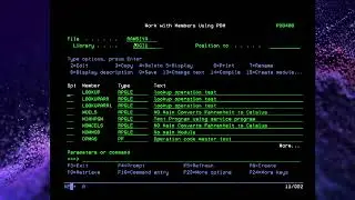 IBM AS400- Fully Free format %LookUp() Opcode
