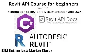 Revit API Course for beginners | Lesson 2 | Understand Revit API Documentation and OOP