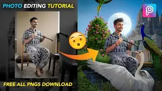 Krishna Janmashtami - Photo Editing Background - Tutorial | PicsArt