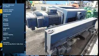 (SOLD) Demag Electric Cable Hoist for Sale at HGR