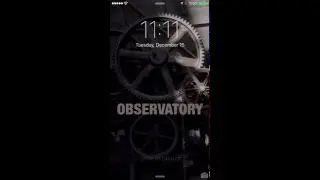 iPhone 6S Live Photos LockScreen (observatory)