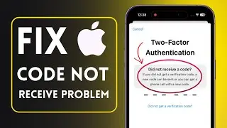 Two-Factor Authentication Code Not Received Problem Solved [ IPhone IOS ]