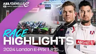 One step closer to crowning our CHAMPION 🏆 | Round 15 Hankook London E-Prix Race Highlights