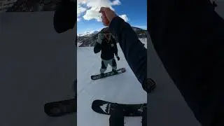 POV: You're in a snowboard race 🏁