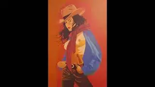 Kuns malen  nude Cowgirl