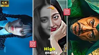 InShot 4K Video Editing Tutorial | Trending 4K/8K/16K High Quality Video Editing