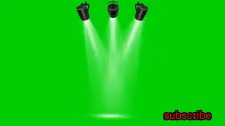 Dj light green screen 