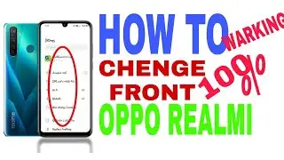 how to change font style in realme 5 pro without any app how to font style change in realme 5