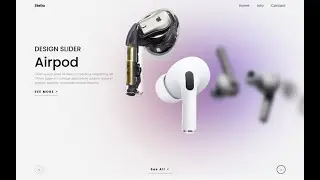 How to Create AirPods Animation Using HTML, CSS & JS 
