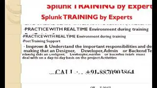Splunk Online Training