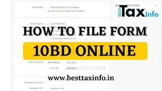 How To File Form 10BD Online Live Process |  Fill UP CSV Template of Income Tax