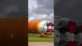 Artemis II Core Stage Arrives at Vehicle Assembly Building  #space #artemis2
