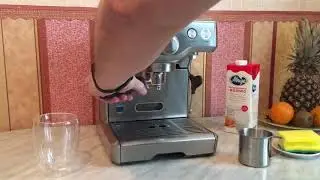 Кофеварка BORK C800 приготовление капучино