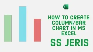 MS Excel Tip 14: How to Create a Column/Bar Chart in MS Excel | Column Chart in Excel #excel #viral