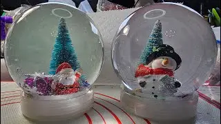 88. Making Snow Globes for Christmas in July 2024 Collab ‪@miniscenesgb‬ & Crafty YouTubers United