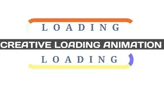 Loading animation using html and css | Awesome loading animation
