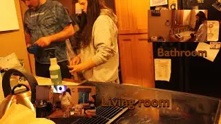 Cleaning the house for thanksgiving 🦃 (ft. My dad and stepmom, HILARIOUS🤣) MUST WATCH￼