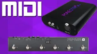 How to set up MIDI foot controller for your MAESTRODMX!