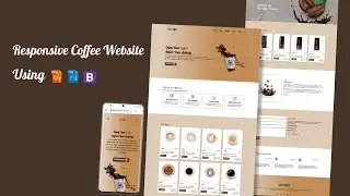 How to Create Coffee Shop Website Using HTML CSS and BOOTSTRAP 5