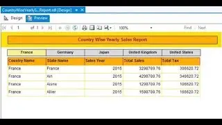 SSRS - How to creating Dynamic Tabs in SSRS Report