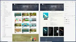 Adobe XD, Pixiefan android apps portfolio website design - part 1