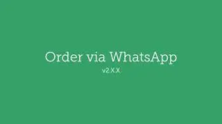 Order via Whatsapp | Prestashop | Prestashop Module | Code e-Shop
