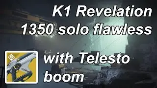 K1 Revelation Solo Flawless Master Lost Sector | Destiny 2 s15