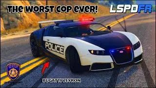 THE WORST COP EVER! - GTA 5 - LSPDFR PLAYING AS A COP - EPISODE 13 (GTA V LSPDFR)