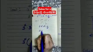Solve for x