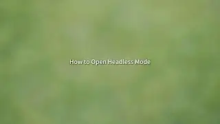 Using the drone in headless mode (BL03 Drone)