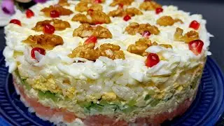 НОВИНКА⭐ЭТОТ САЛАТ ВКУСНЕЕ СУШИ⭐ ВЕК ЖИВИ ВЕК УЧИСЬ!!! БЕЗ ВСЯКИХ ЗАМОРОЧЕК