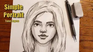 Portrait Drawing with Pencil (Art by Isaac)