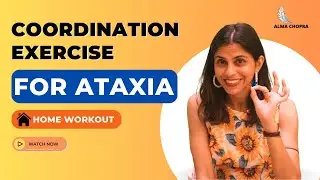 Coordination Exercise for Ataxia | Home Workout | Alma Chopra #walkingexercise