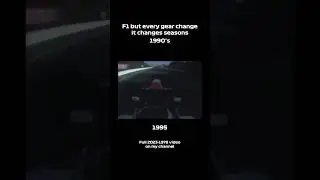 F1 but every gear change it changes seasons (1990's) #shorts #f1 #formula1