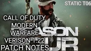 Call Of Duty Modern Warfare Version 1.22 Patch Notes (Call Of Duty Modern Warfare)