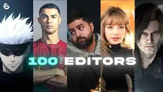 100 اديتورز في اديت واحد !
